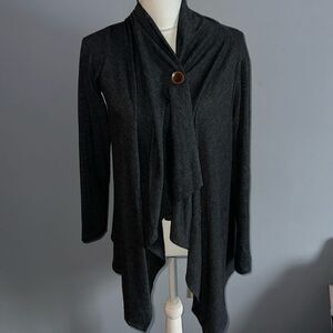 Bobeau Cape Draped Cardigan!